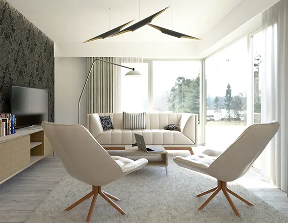 Interior de uma casa da Gama Elegant