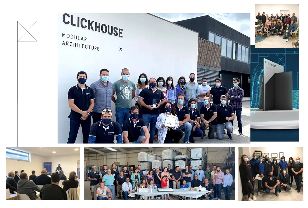 Equipa da Clickhouse na fábrica de Vagos